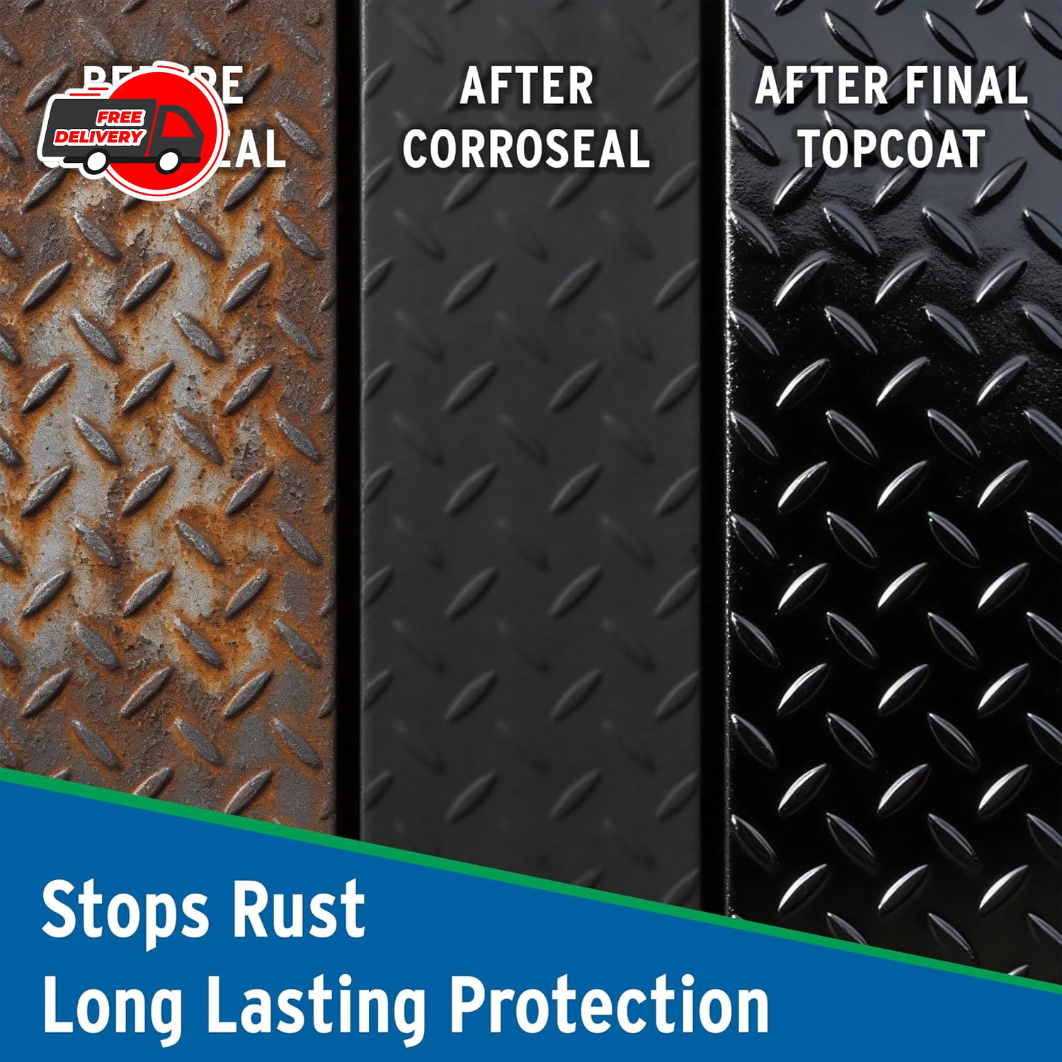 Corroseal-82320 Water-Based Rust Converter Metal Primer, Rust Converter – 1 Qt