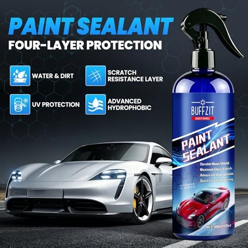 Paint Sealant Spray Quick Effect Coating Agent for High Gloss Shine &