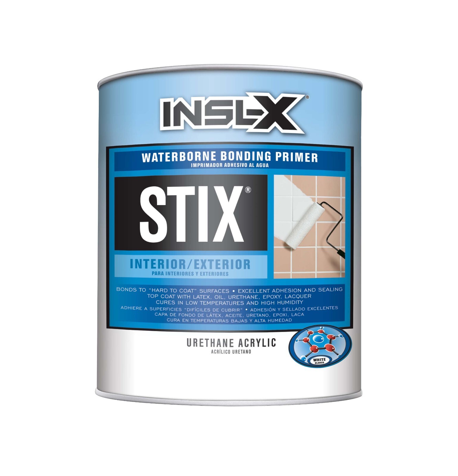 INSL-X Stix Waterborne Low VOC Bonding Primer, White, 1 Qt. SXA110099-04 INSL-X
