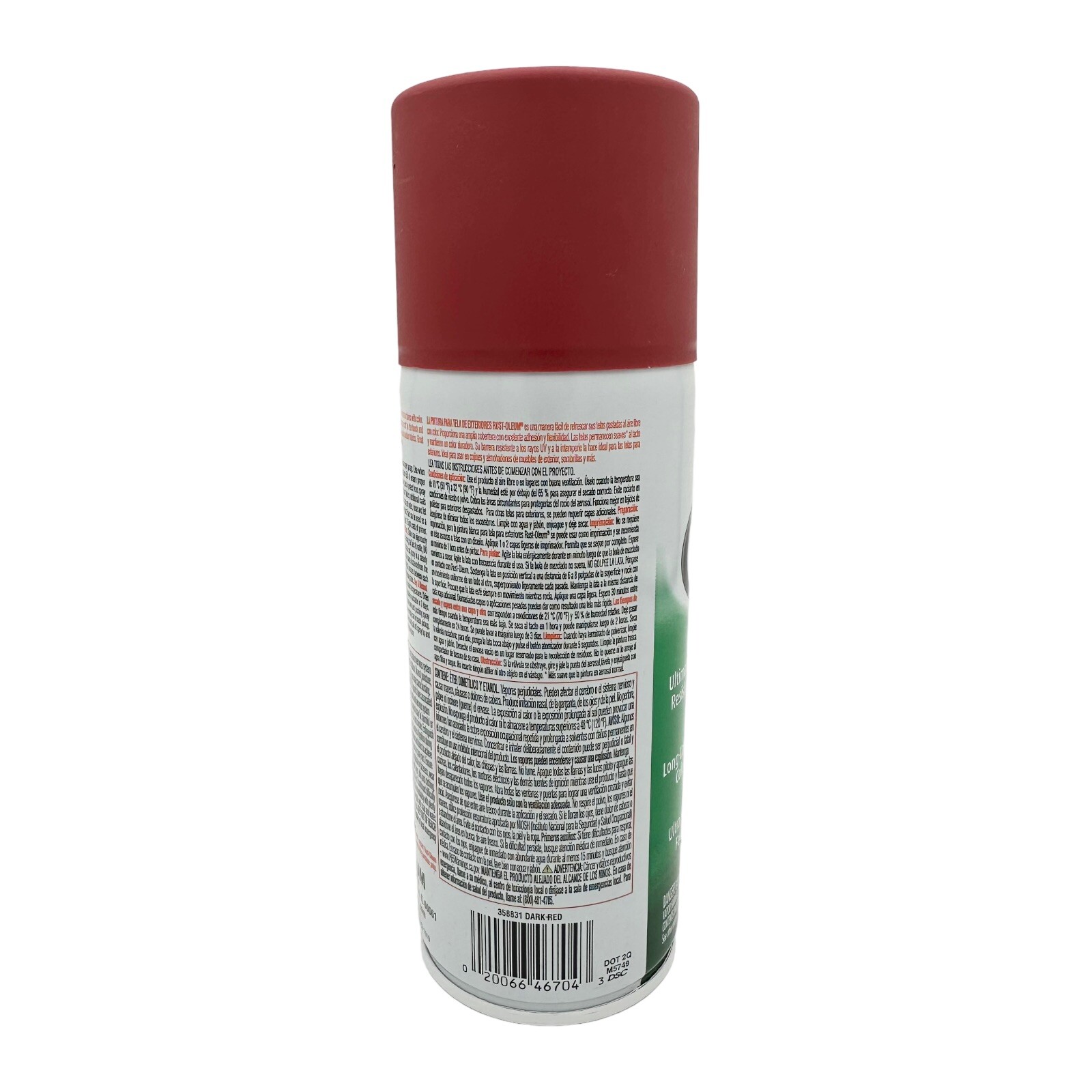 Rust-Oleum Specialty Fabric Spray Paint, Dark Red, 12 Oz.