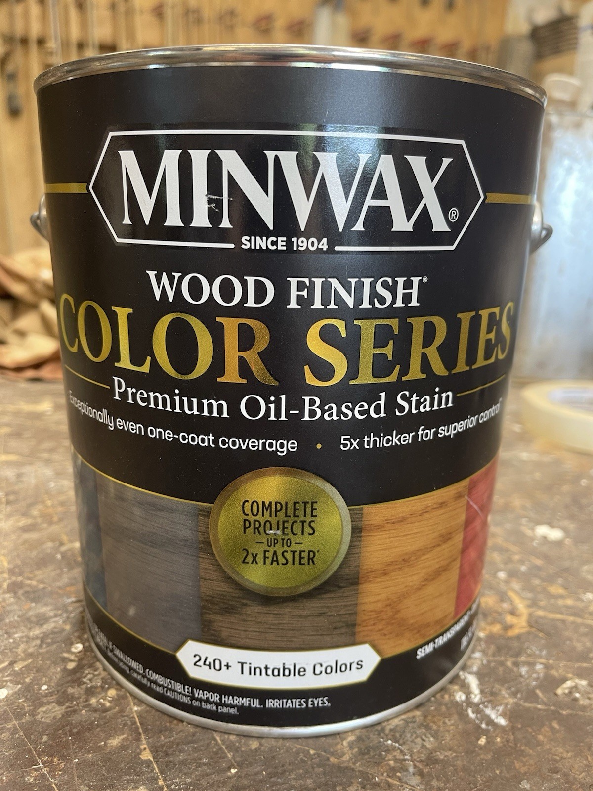 Minwax Color Series Stain for Interior Wood Surfaces Custom Hedgewood Brown/ Gal