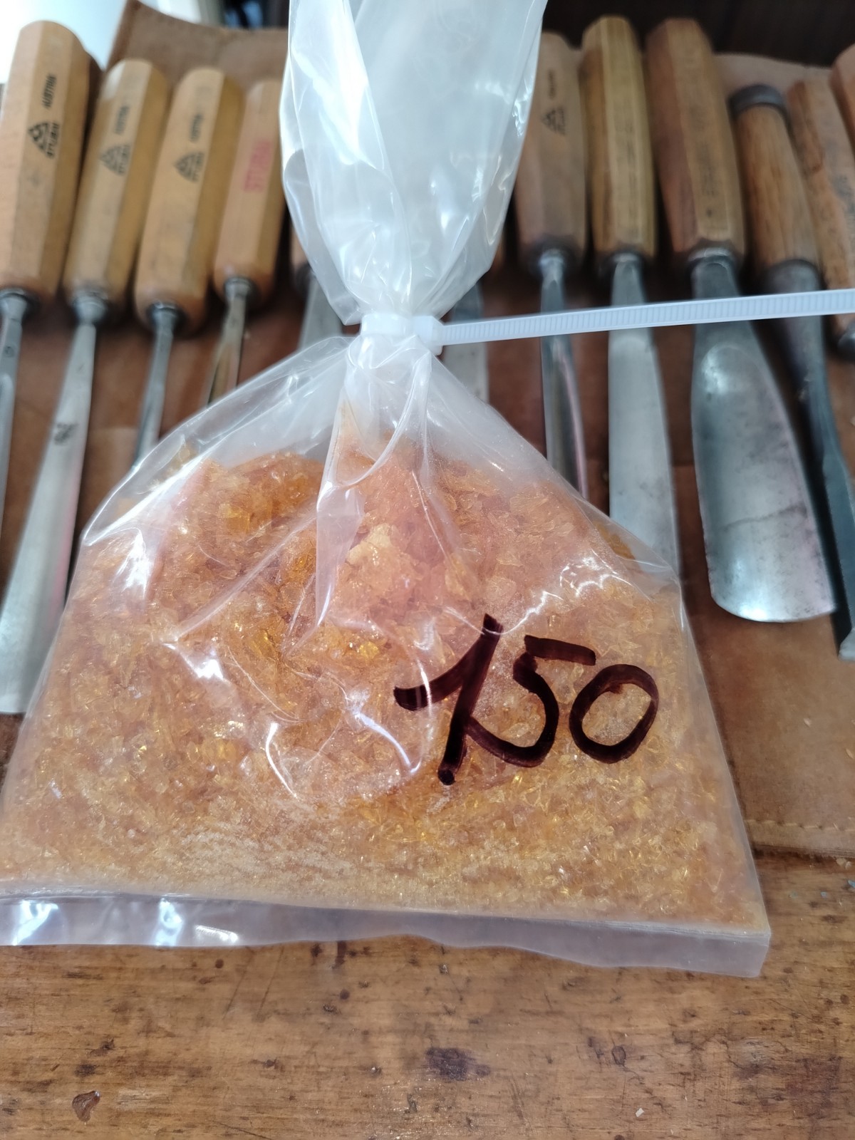 150g. Decerated Flake Shellac Excellent Quality