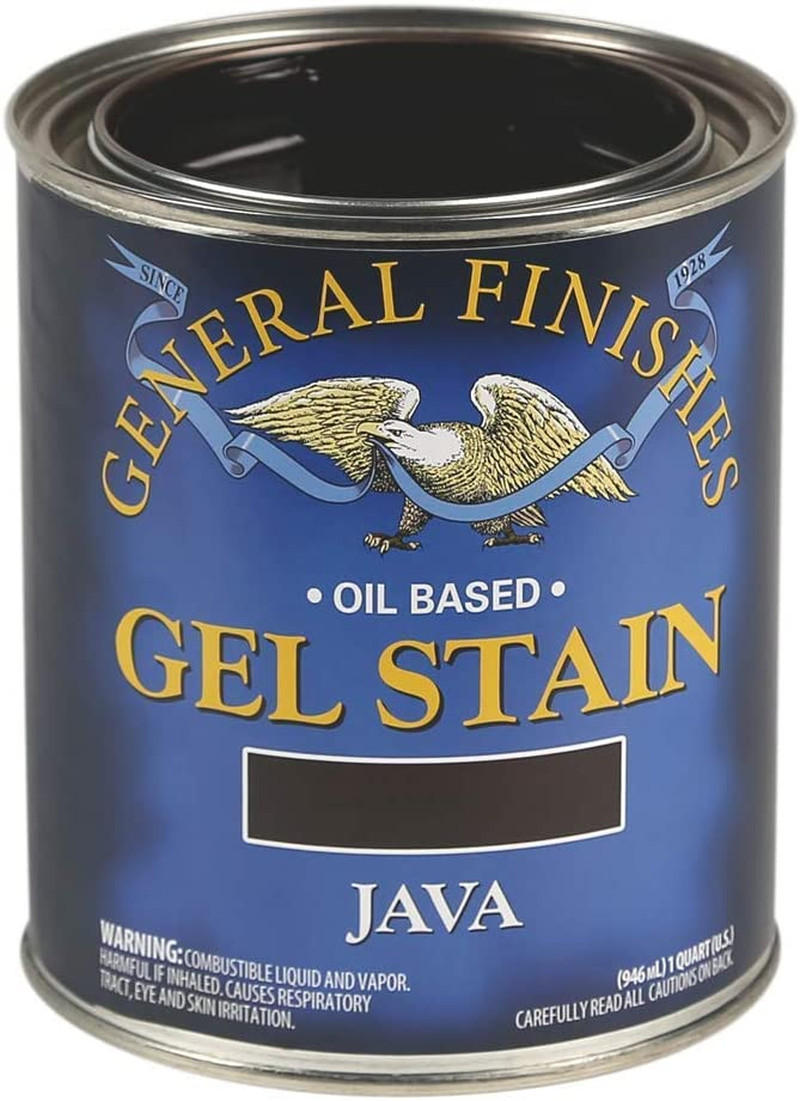 General Finishes Oil Base Gel Stain, 1 Pint, Carbon Gray