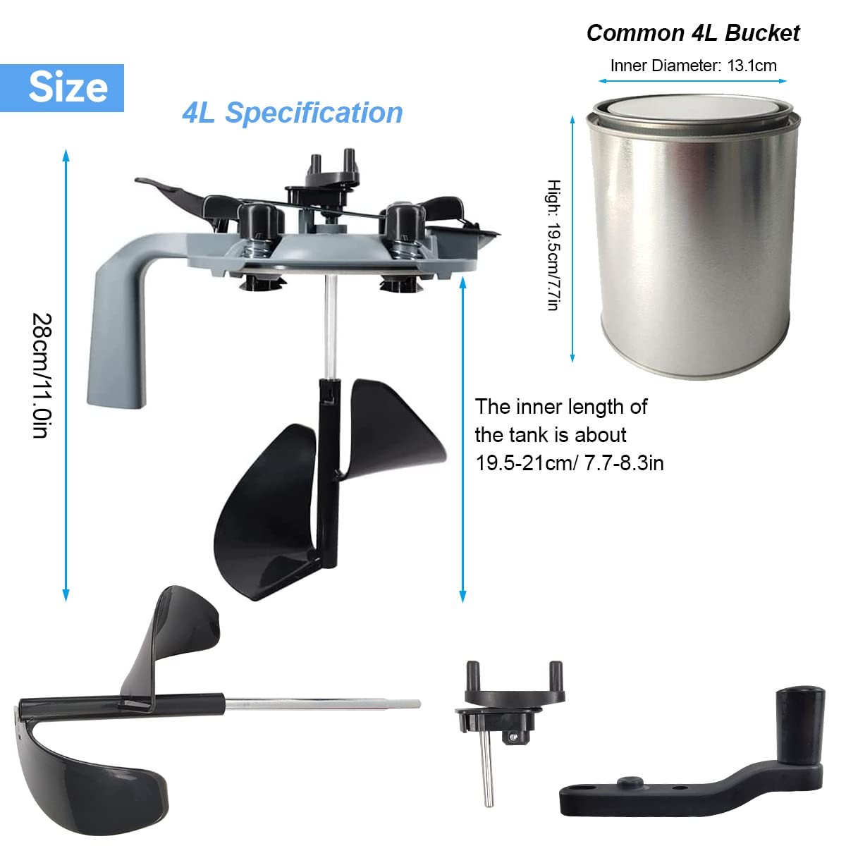 XINHNMUU 2 PCS 4L Mixing Mate Paint Lid Kit, Paint Can Pouring Spout
