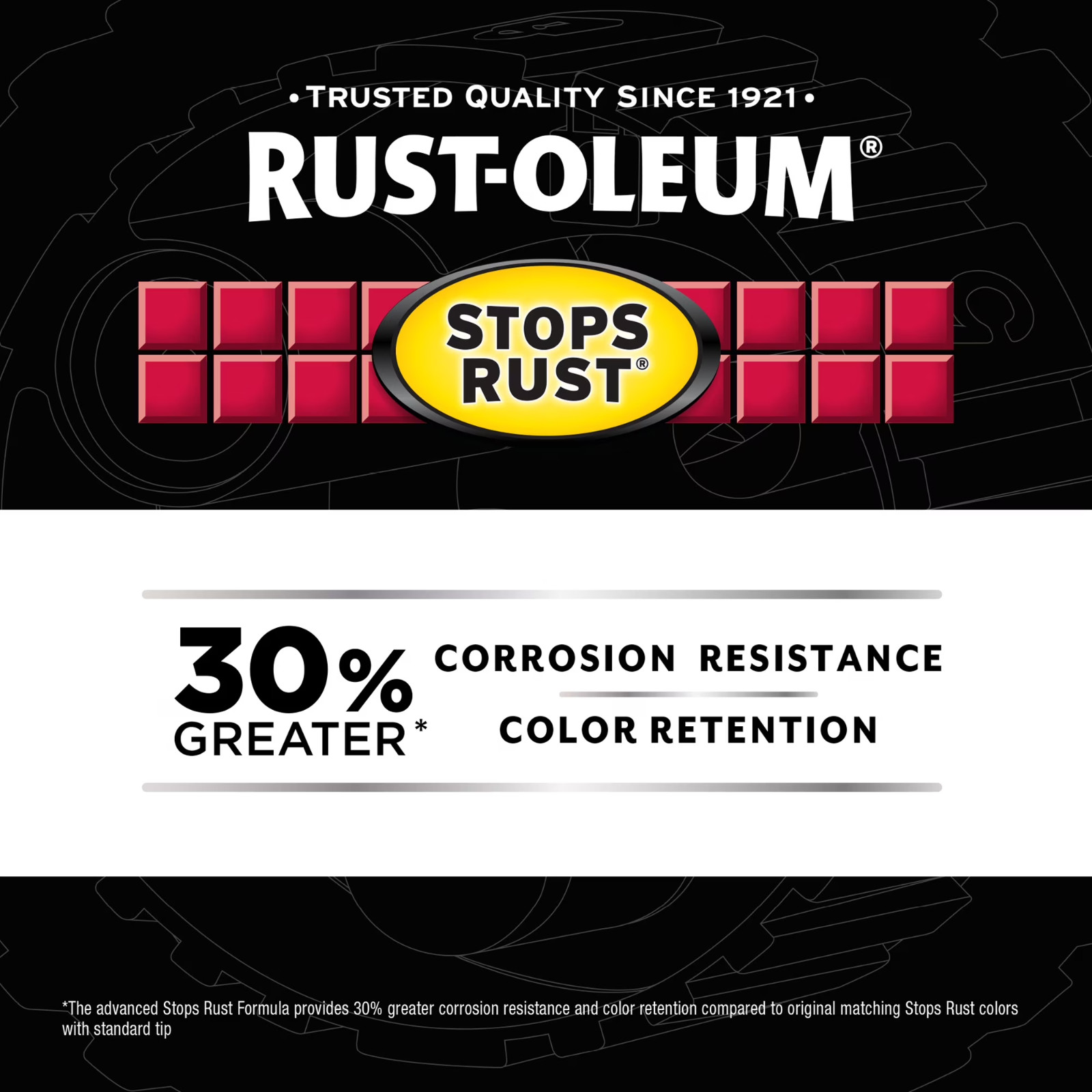 6 Pack, Kona Brown, Rust-Oleum Stops Rust Custom Spray 5 in 1 Gloss Spray Paint-
