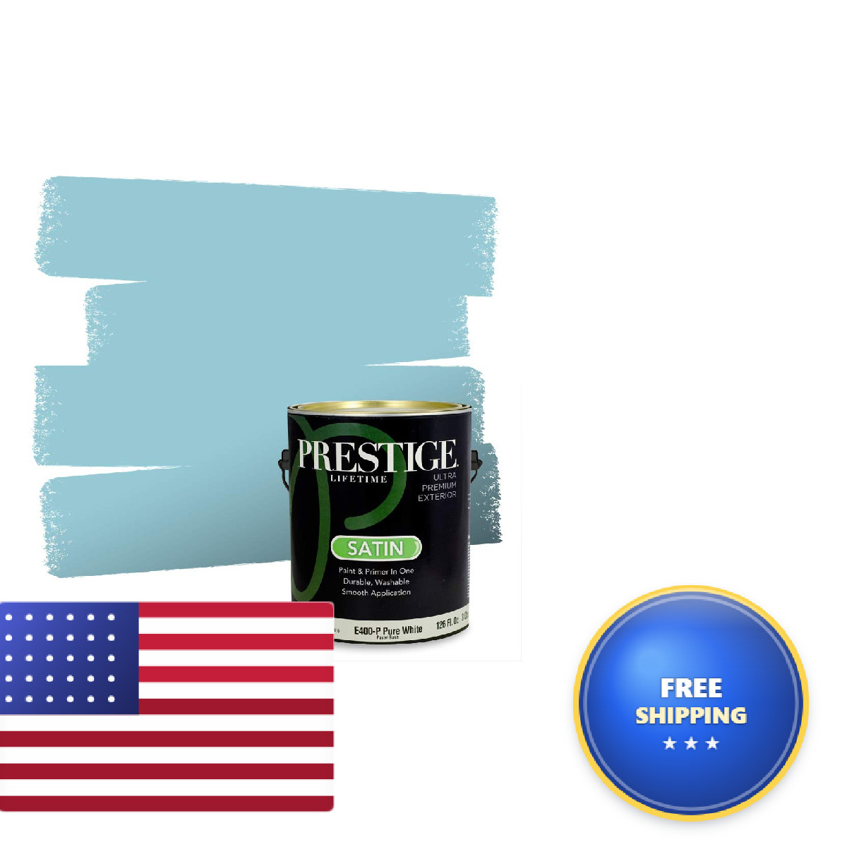 Prestige Paints Exterior Paint And Premiumr In One 1-Gallon Satin Comparable