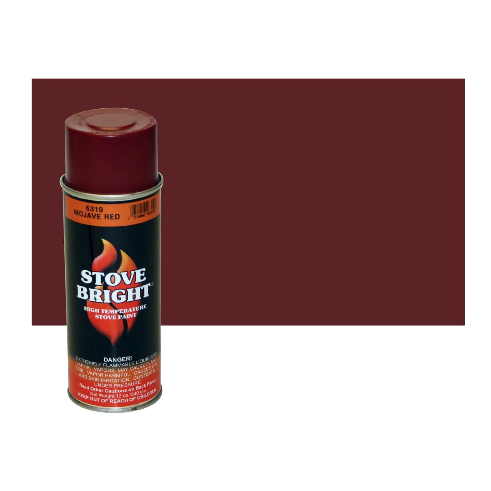 Stove Bright High Temp Spray Paint, Metallic, Up To 1200 Degrees, 12 Ounce (Pack