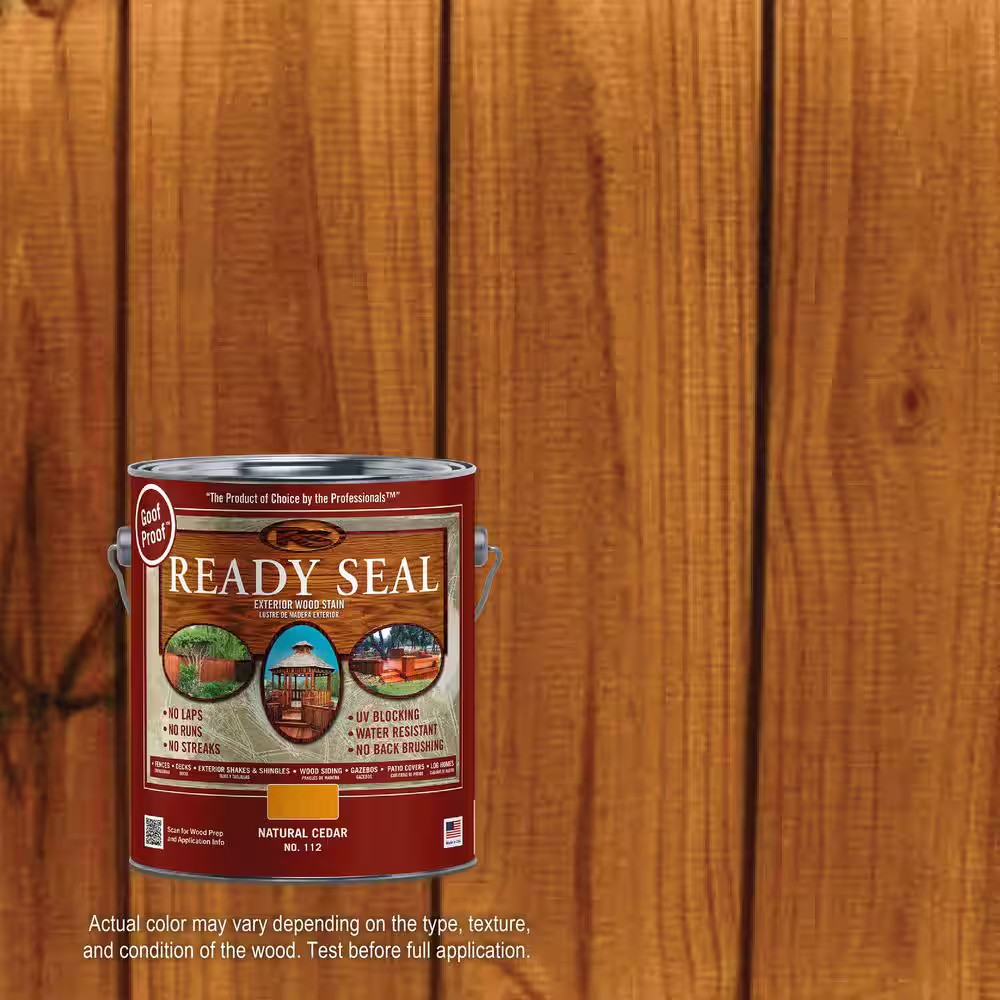 1 Gal. Natural Cedar Exterior Wood Stain and Sealer