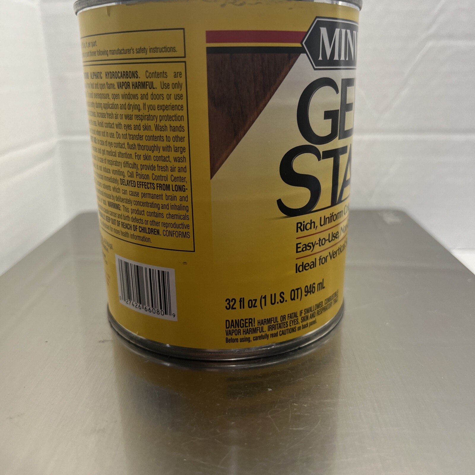 Minwax Gel Stain for Interior Wood Surfaces 1QT Brazilian Rosewood Discontinued