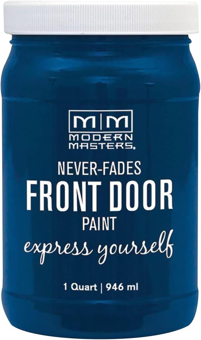 1 qt 275274 Serene Front Door Paint Water-Based Exterior Enamel 32 Fl Oz Pack of