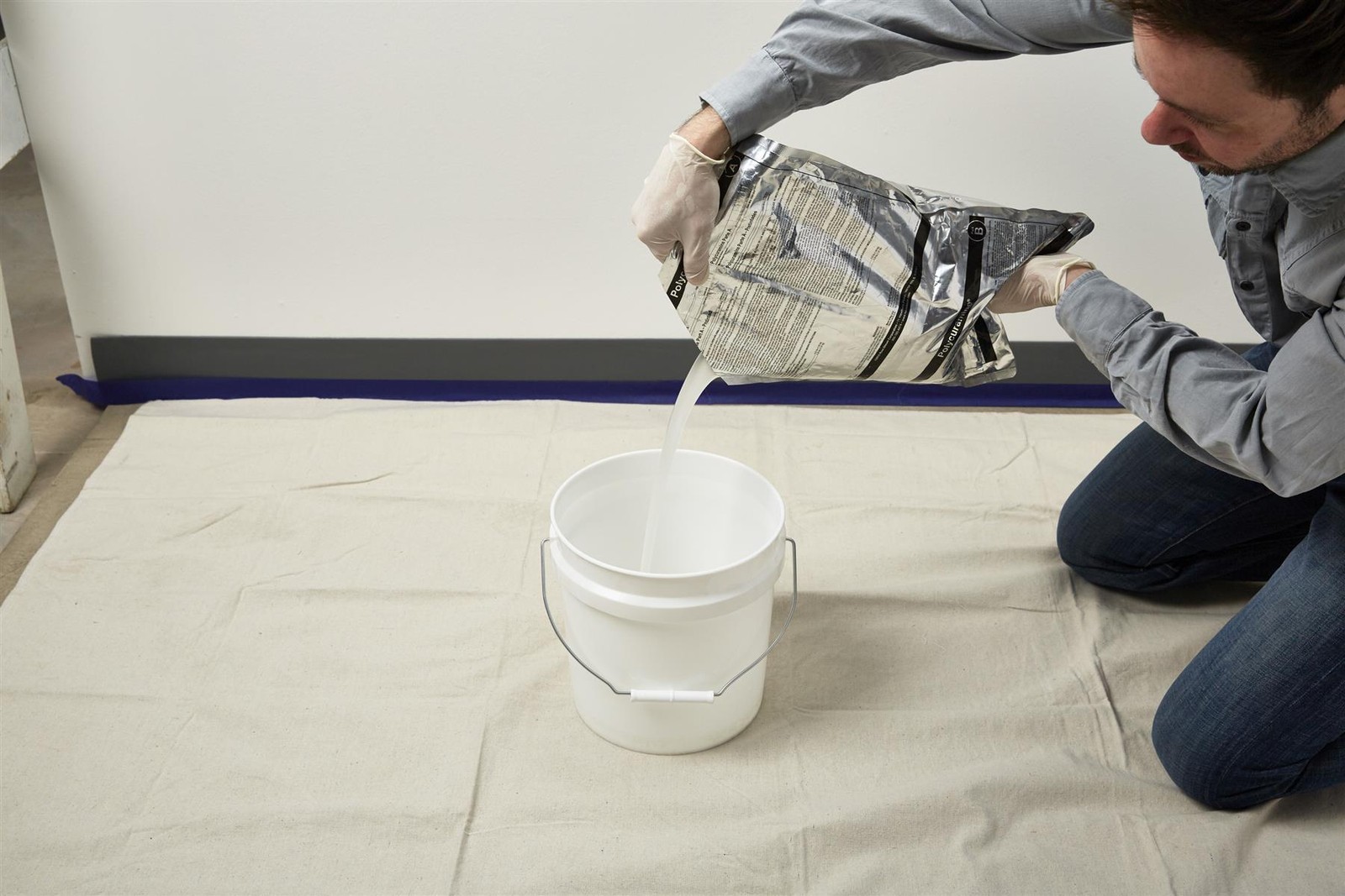 RockSolid Metallic Floor Coating Kit, Cherry Bomb, High Gloss, 80 Oz – 286896