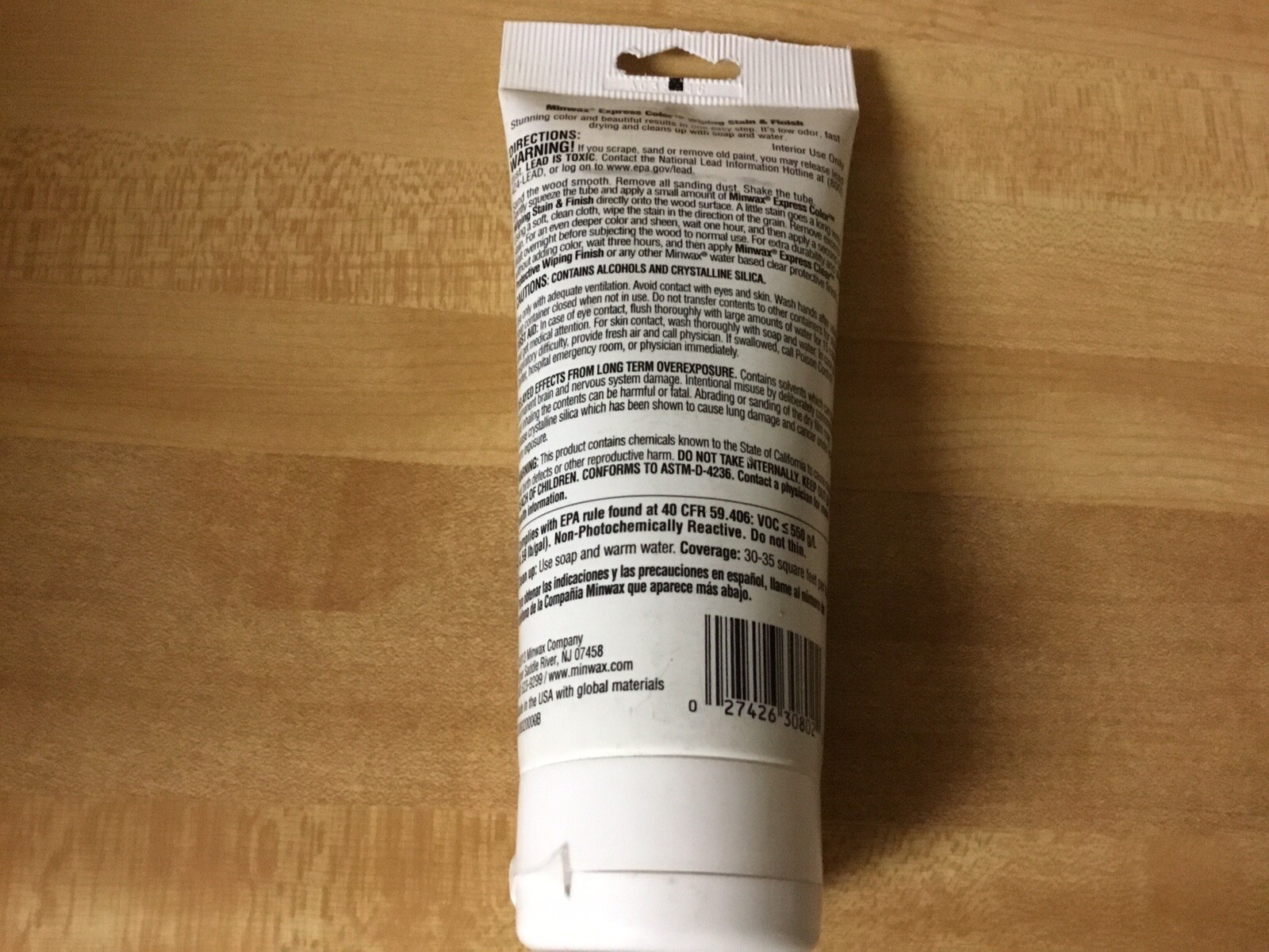 Minwax Express Color Wiping Stain and Finish Pecan New 6oz