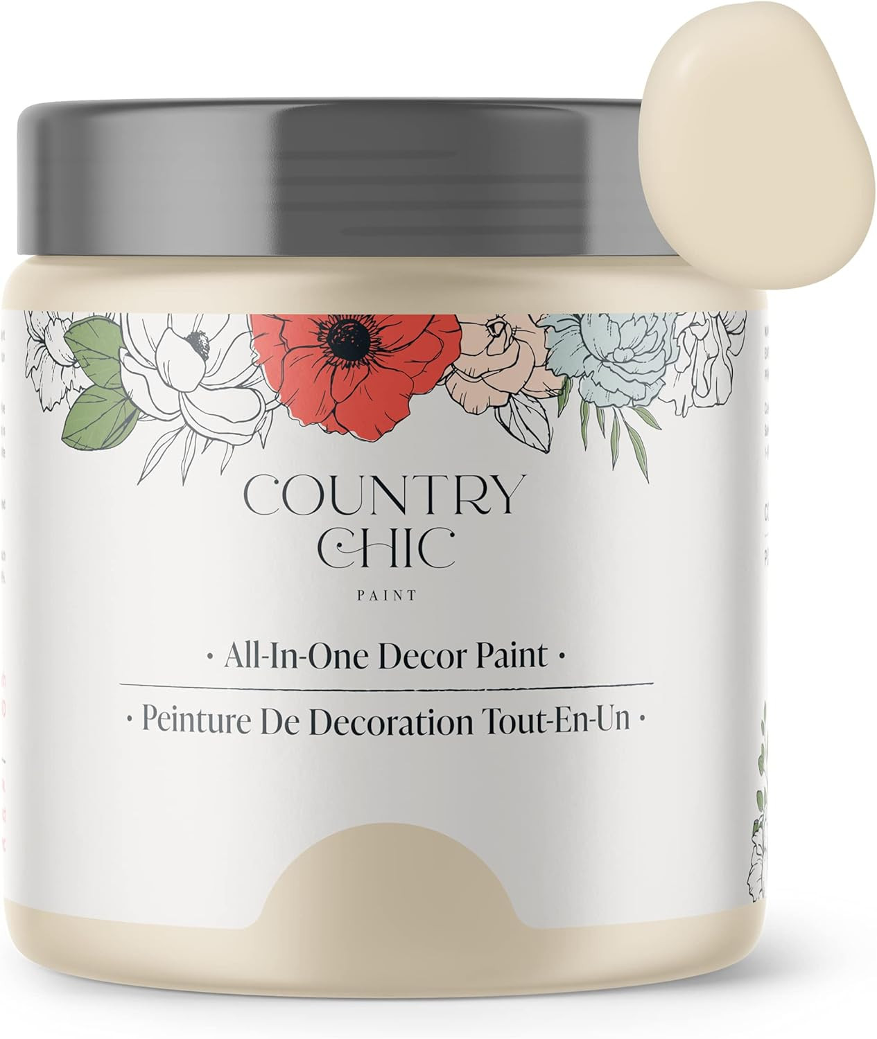 Chalk Style Paint – for Furniture, Home Decor, Crafts – Eco-Friendly – All-In-On