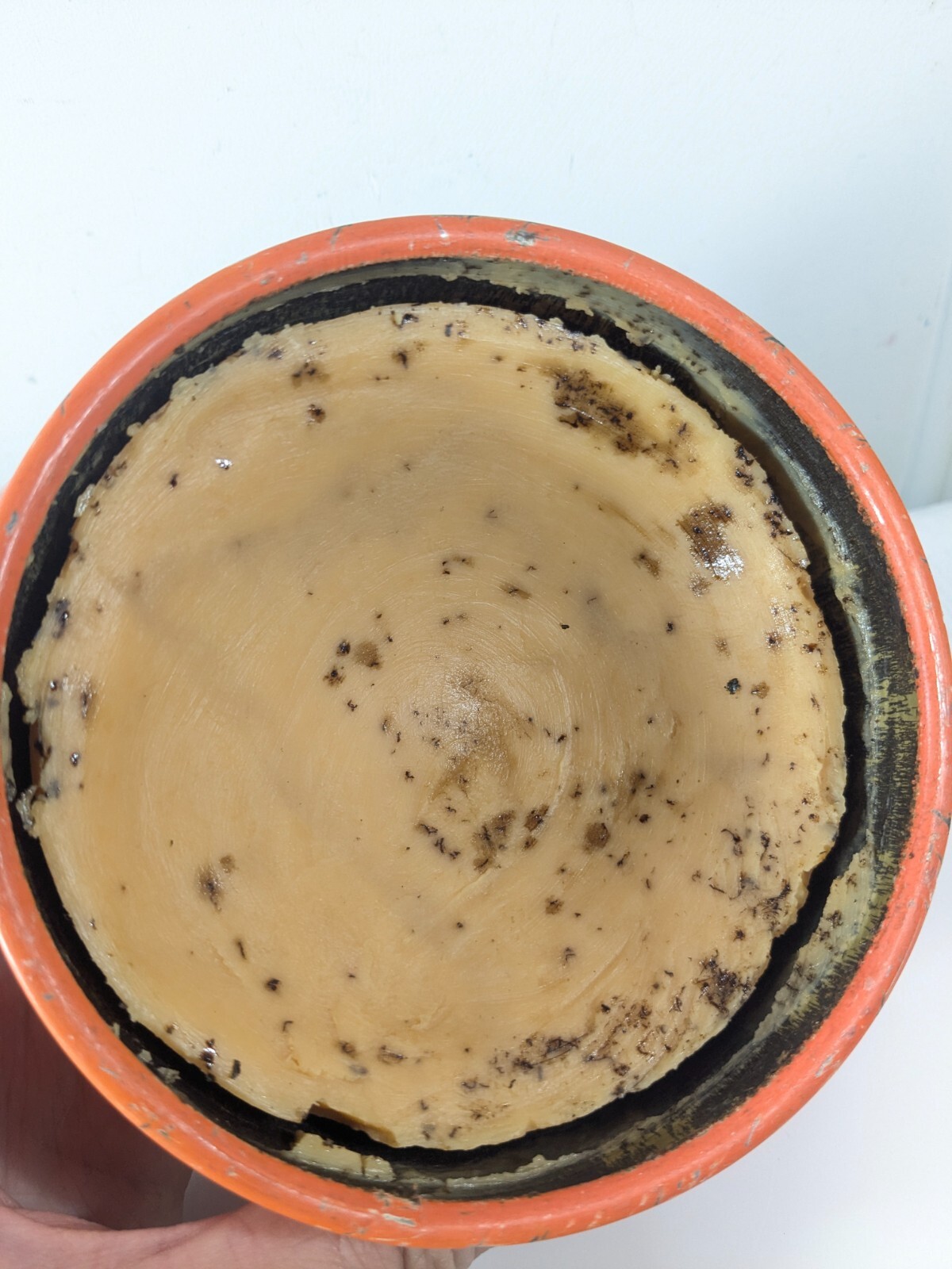 Vintage Butcher’s Wax Boston Polish Amber Paste Wax 16 oz Tin READ