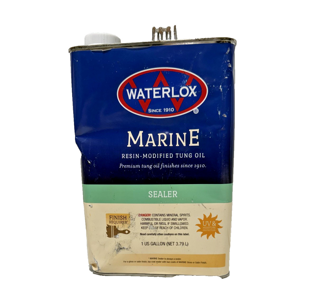 Waterlox TB 3809 Original Marine Sealer 1 Gallon Clear Protective Tung Oil New