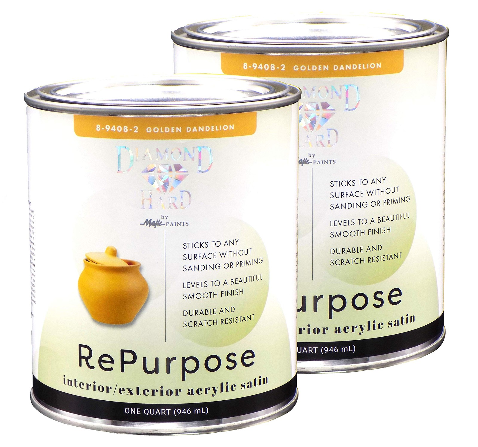 Majic Paints Interior Exterior Satin Paint RePurpose your Furniture Cabinets Gla