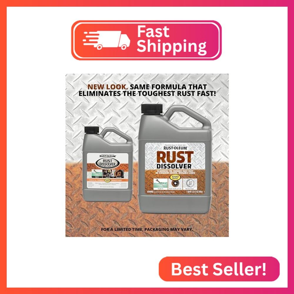 Rust-Oleum Rust Dissolver Soak & Bath | Heavy-Duty Corrosion Remover for Metal T