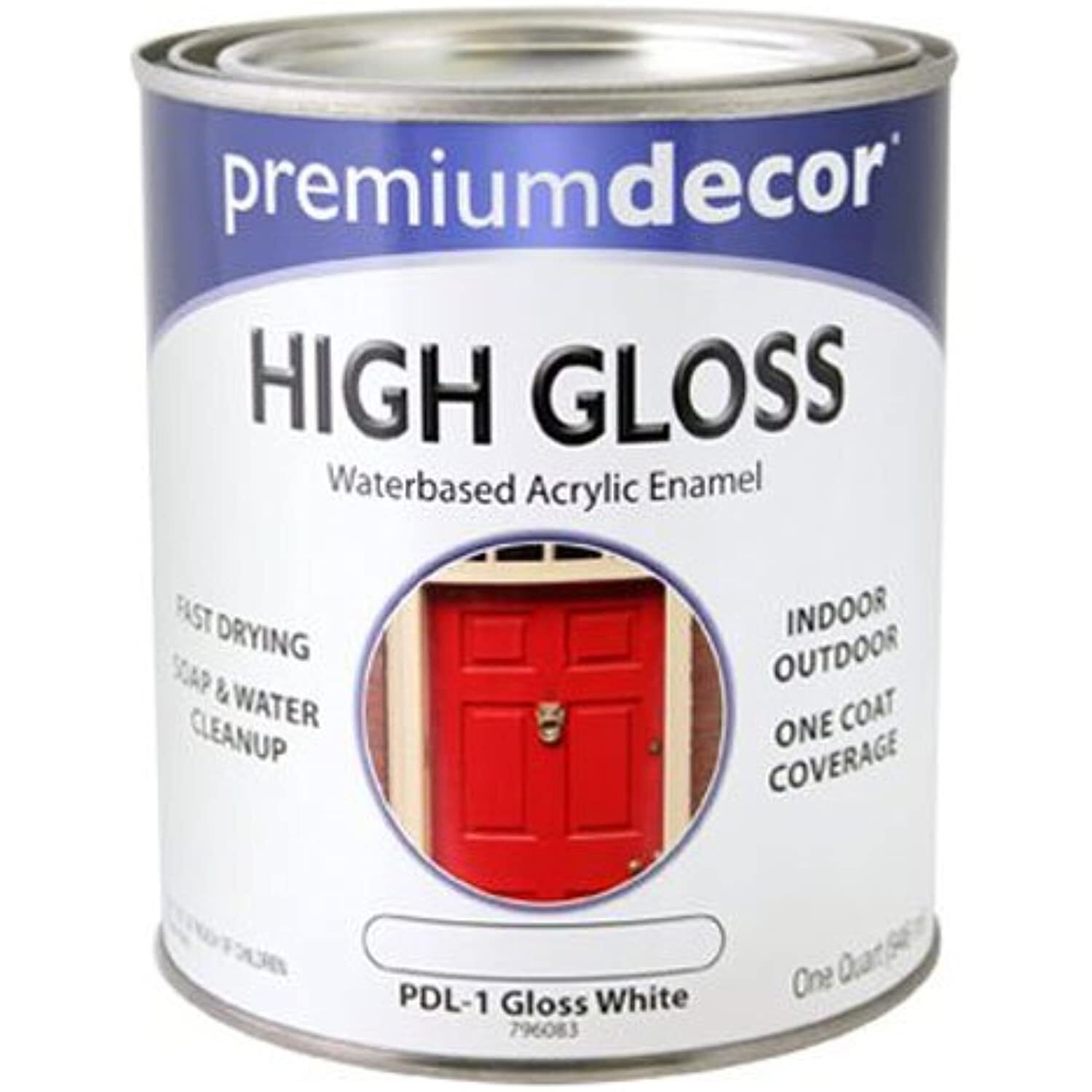 True Value PDL1-QT PD 1-Quart White Gloss Enamel