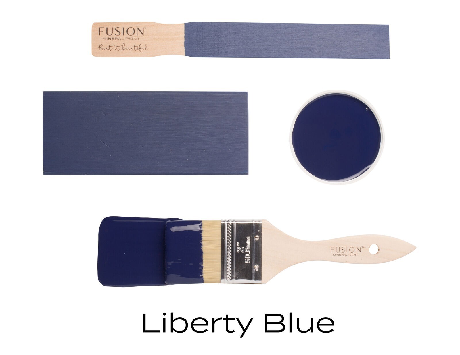 Fusion Mineral Paint – Liberty Blue – 500mL covers approx. 75sq. ft or 7m2