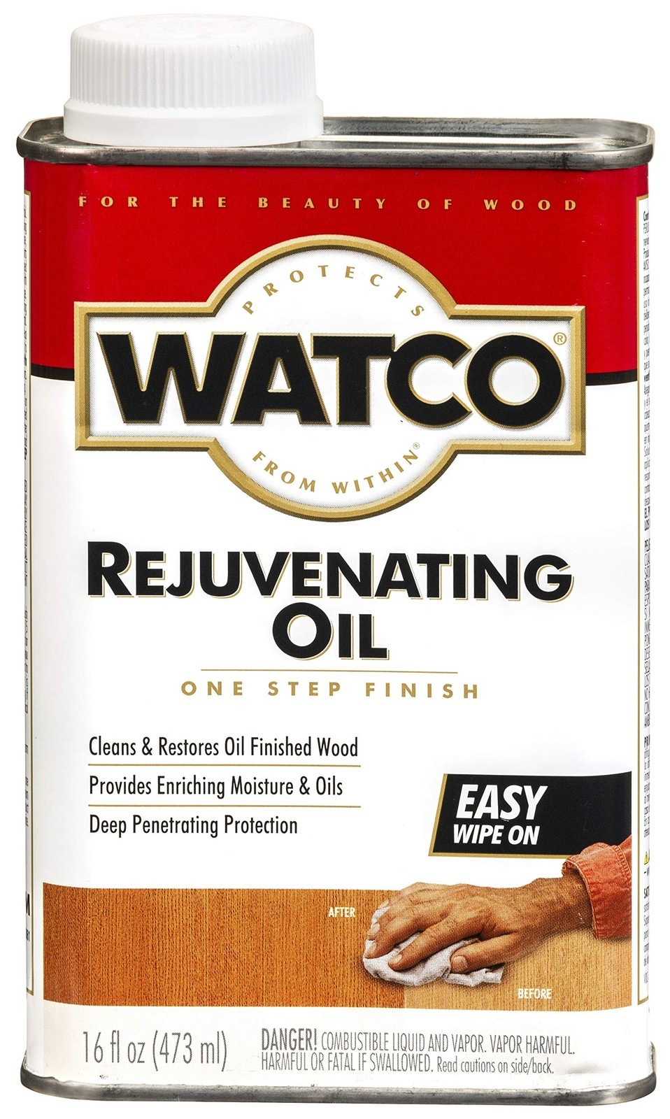 Watco Rejuvenating Oil Wipe On Application, Pint, Pack Of 1