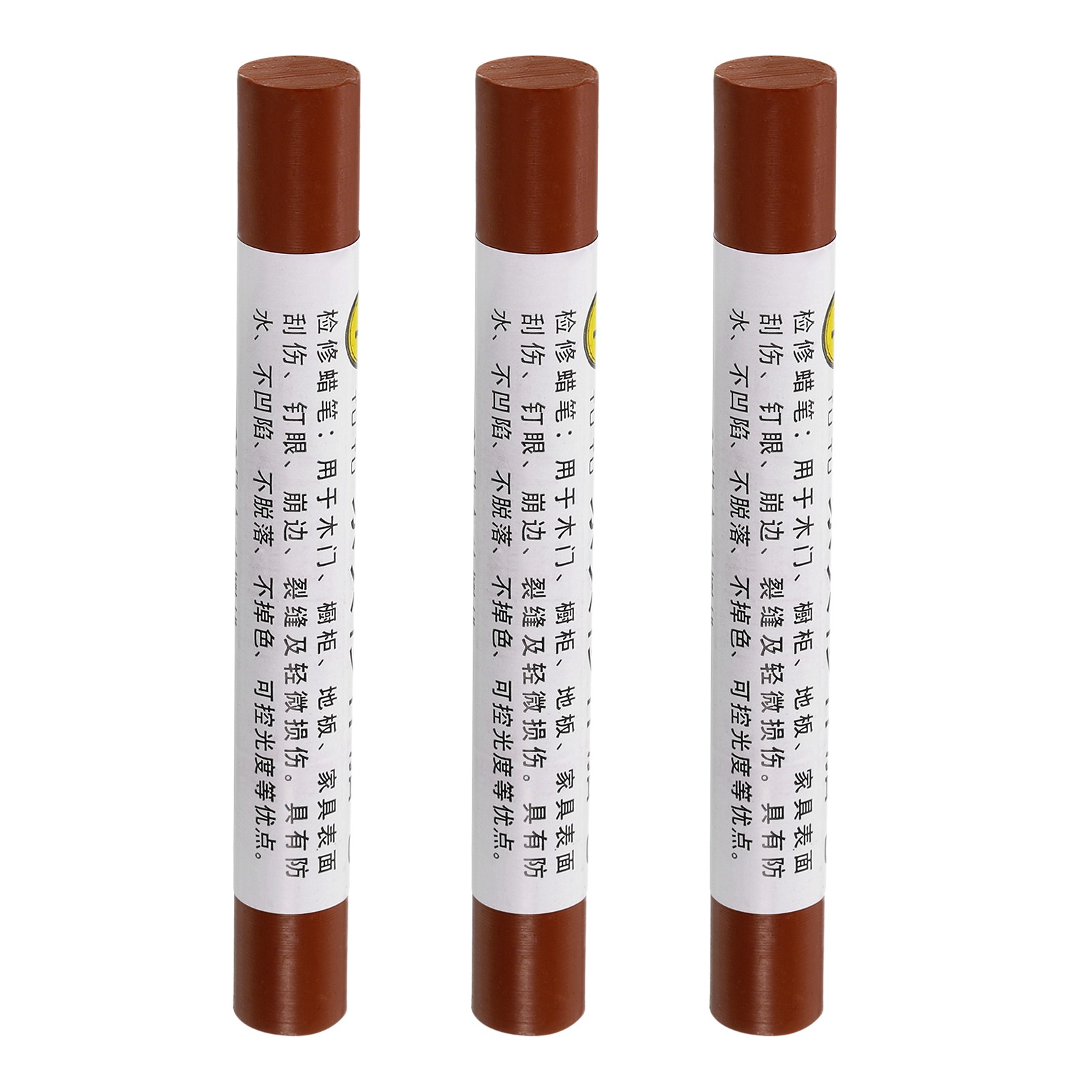 3Pcs Furniture Repair Crayons Wax Filler Stick Red Walnut