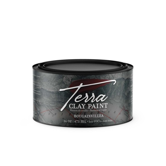 Dixie Belle Terra Clay Paint 16 oz. Non-Toxic Bougainvillea Free Shipping