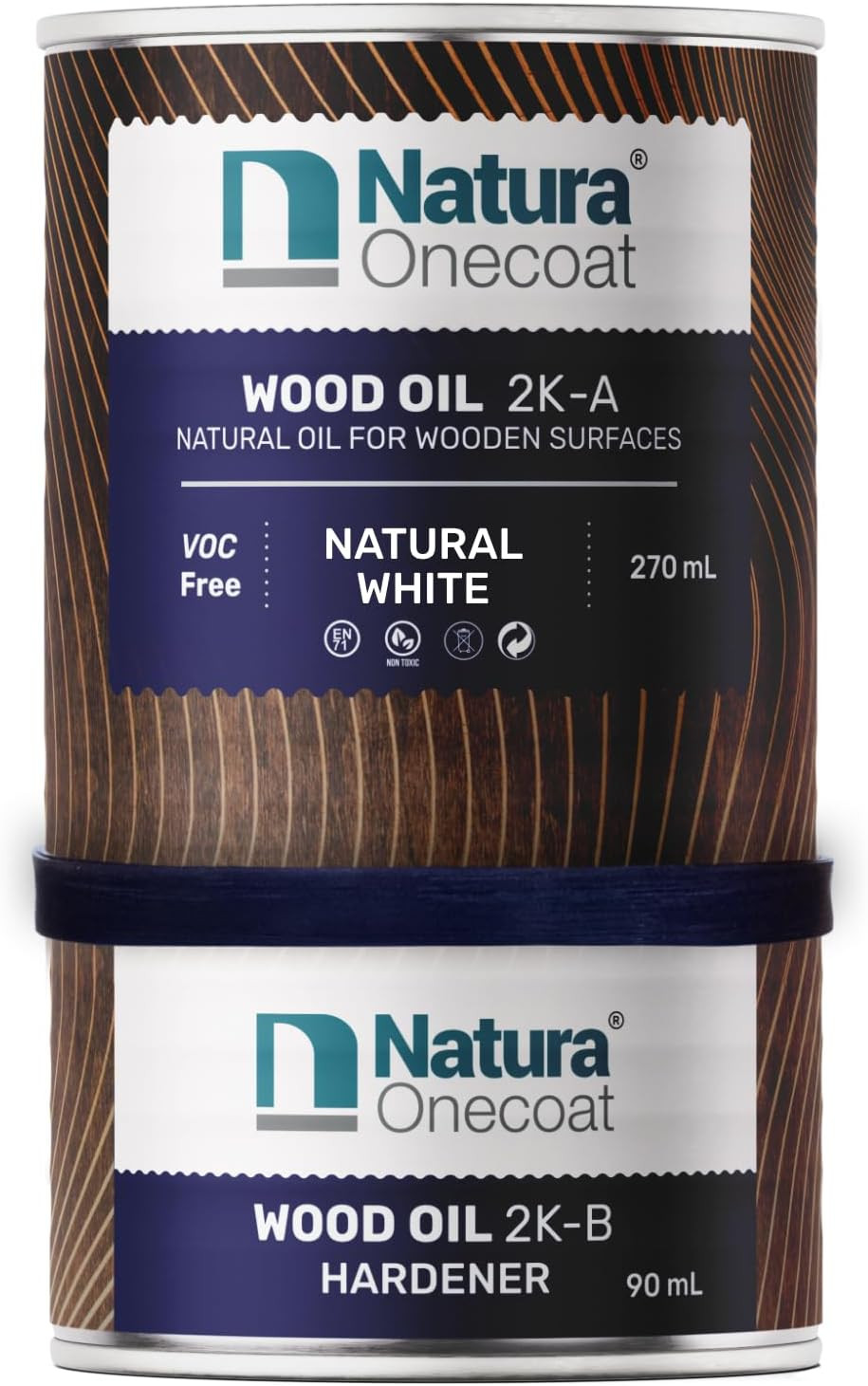 Wood Stain Oil – 200 Ft² – 360 Ml, Clear – Wood Finish for Interior Furniture &