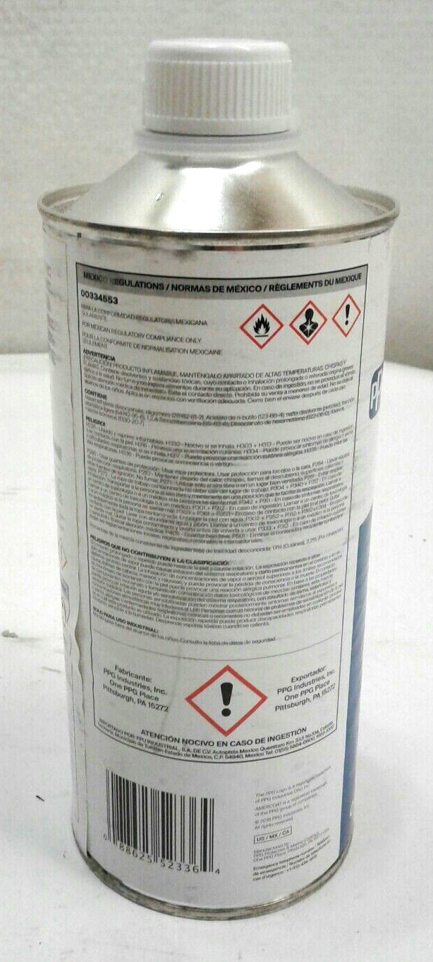 PPG AmerCoat 450H Cure AT45H-B/04 00334553 Gloss Polyurethane Liquid 0.20 Gal