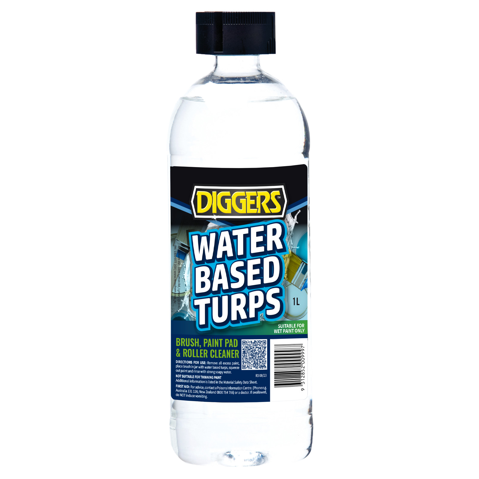 DIGGERS 1L Water Based Turpentine