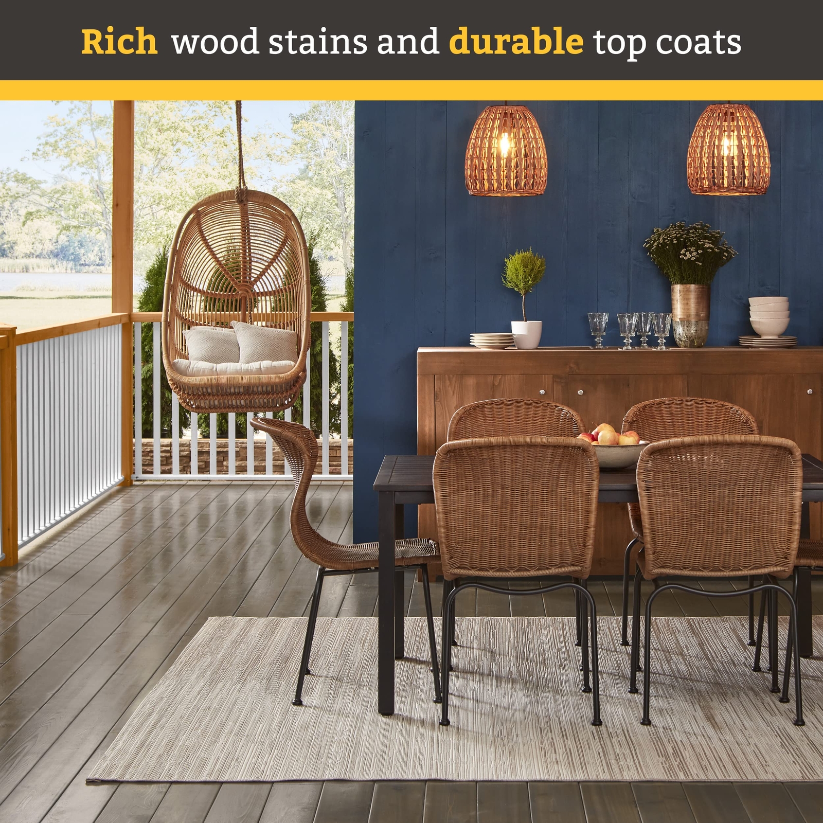 Cabot 140.0001880.007 Solid Color Decking Stain Redwood