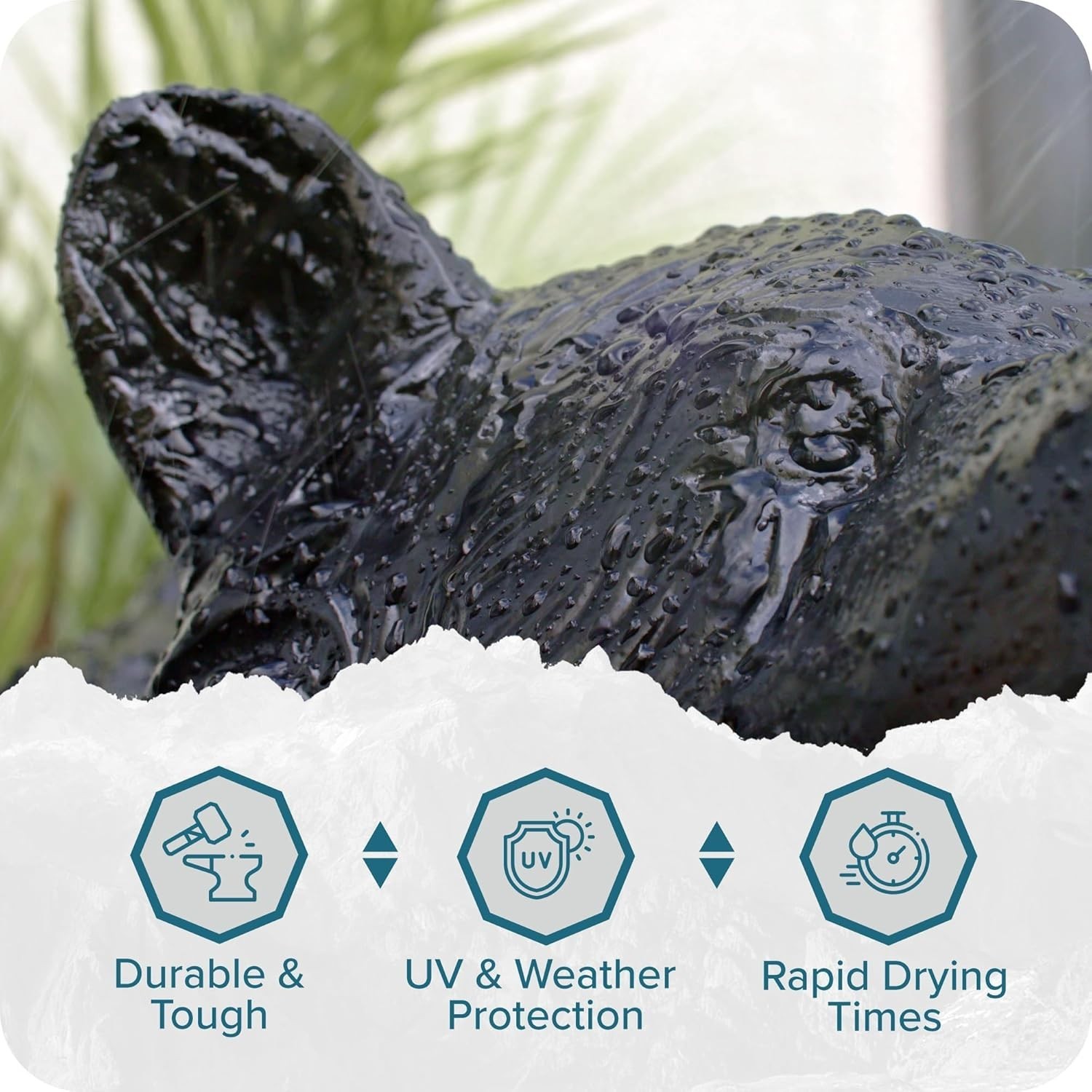 All-Purpose Gloss Black Spray Paint – Protect & Revive with Quick-Dry Formula