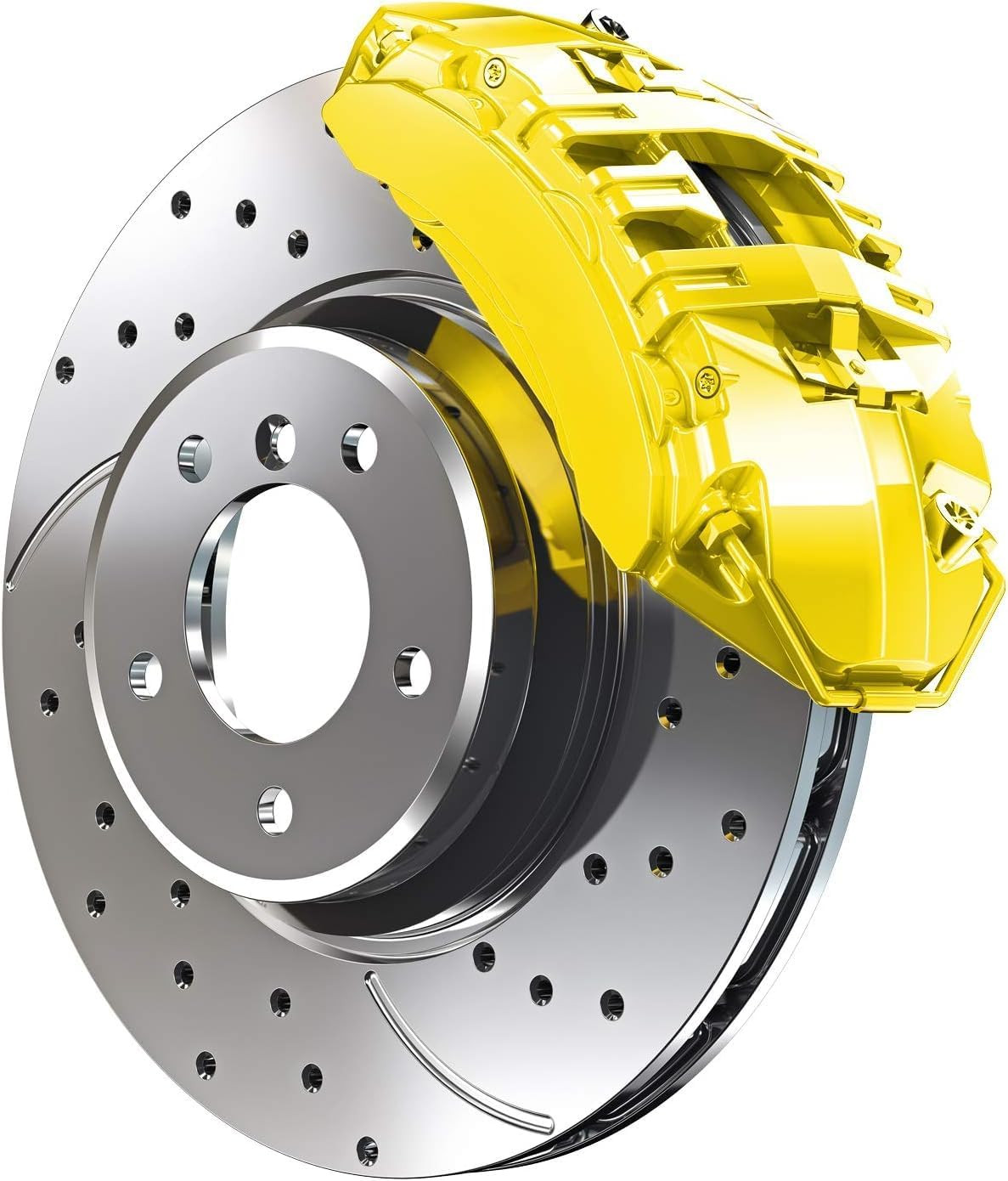 High Temperature Brake Caliper Paint System Set Yellow 161