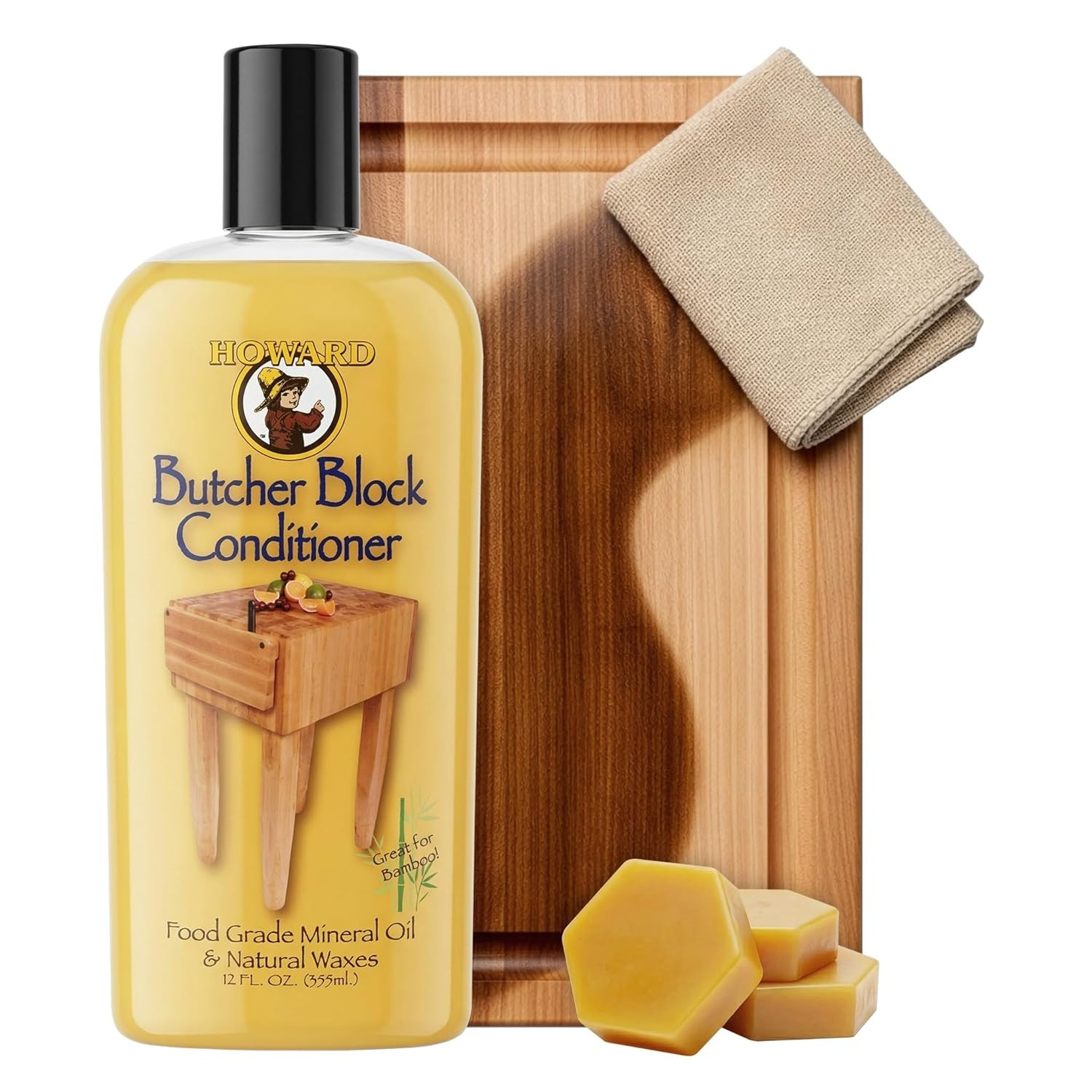 Products Butcher Block Conditioner and Food Grade Mineral Oil for Wood Cutting B