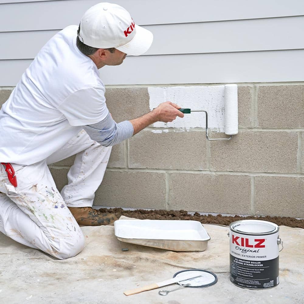 Original 1 qt. White Oil-Based Interior and Exterior Primer, Sealer, and Stain B
