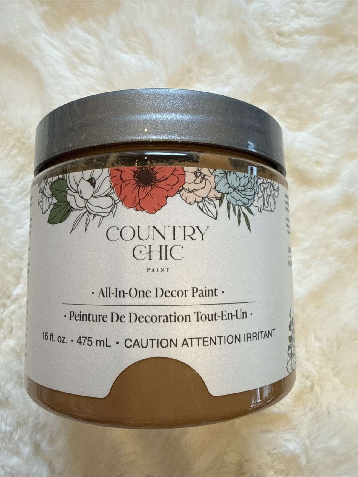 New Country Chic Chalk Style All In 1 Home Decor Paint 16oz Color: Ancient Ember