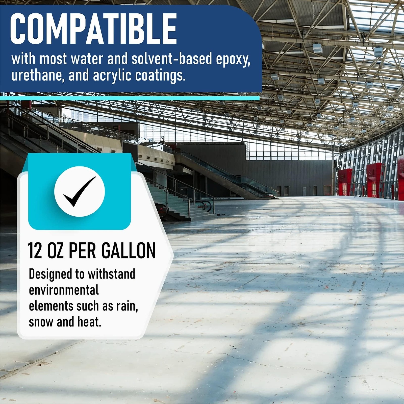 Non-Slip Paint Additive for Color Epoxy, Urethane, & Acrylic Paint – Extra Gr…