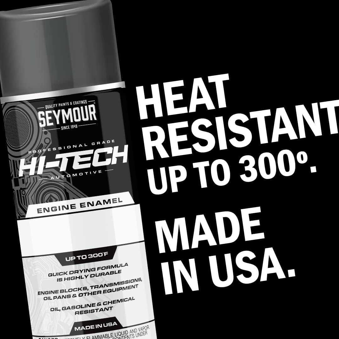 Engine Spray Paint 12oz Chrome Aluminum Hi Temp Automotive Coating Metal