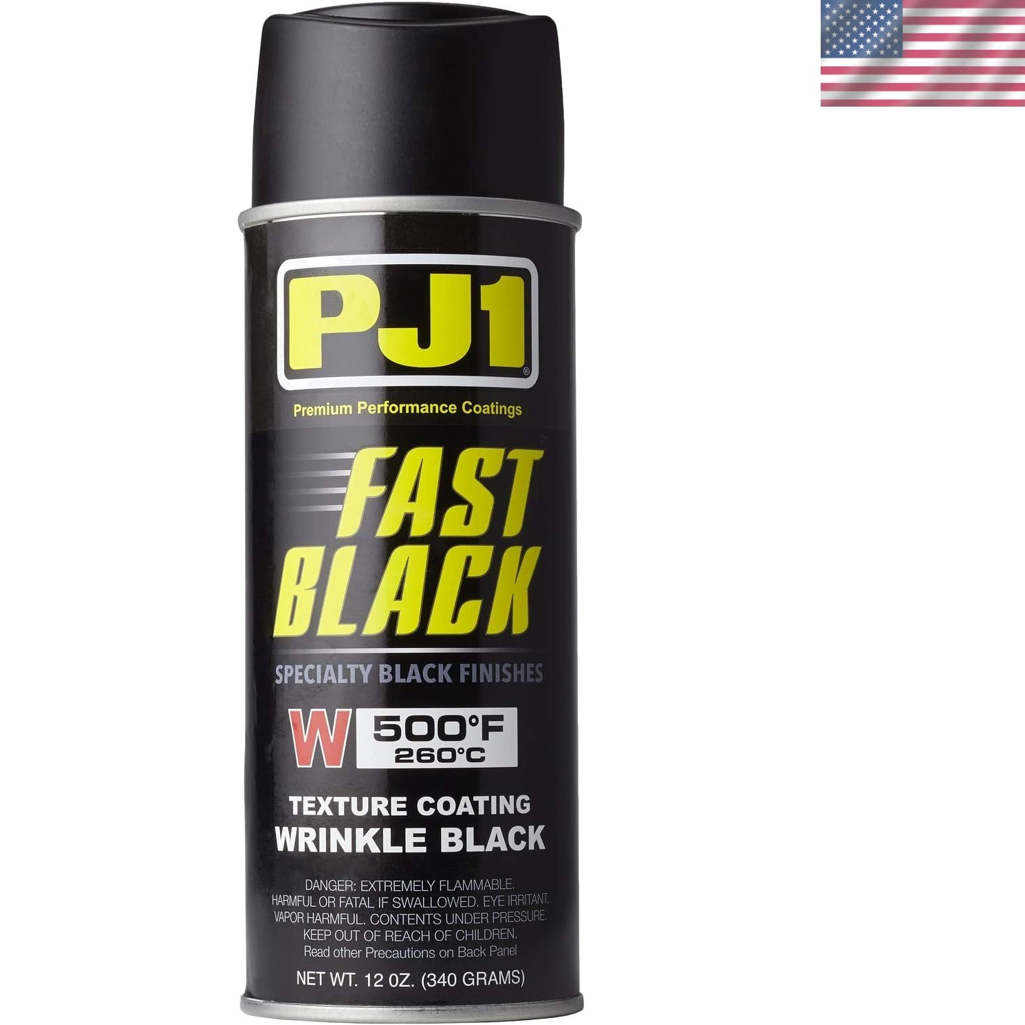 12 oz Wrinkle Black High-Temp Aerosol Paint – Perfect for Motorcycle Restoration