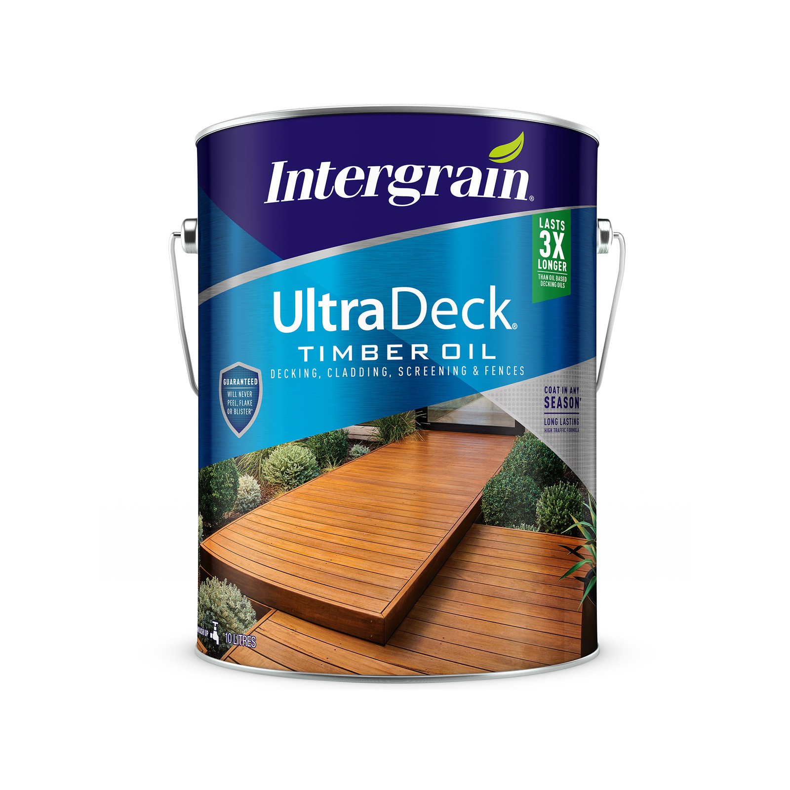 Intergrain 10L Jarrah UltraDeck Timber Decking Oil