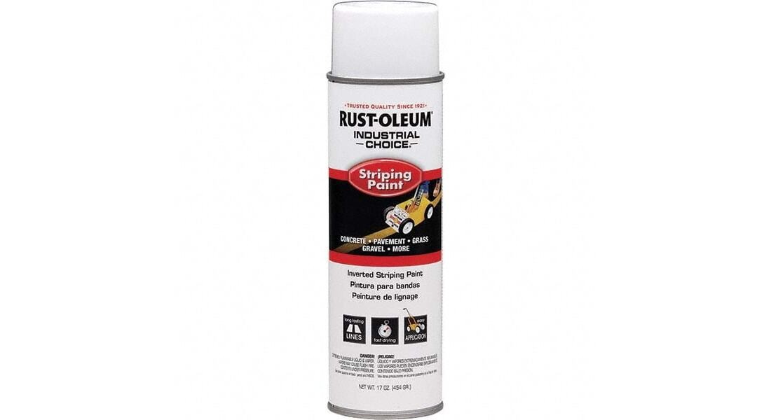 18 oz. Flat White Inverted Striping Spray Paint