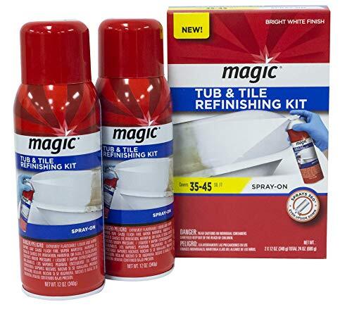 Tub And Tile Refinishing Kit Spray On Aerosol Refinish Sinks Tile Porcelain Acry