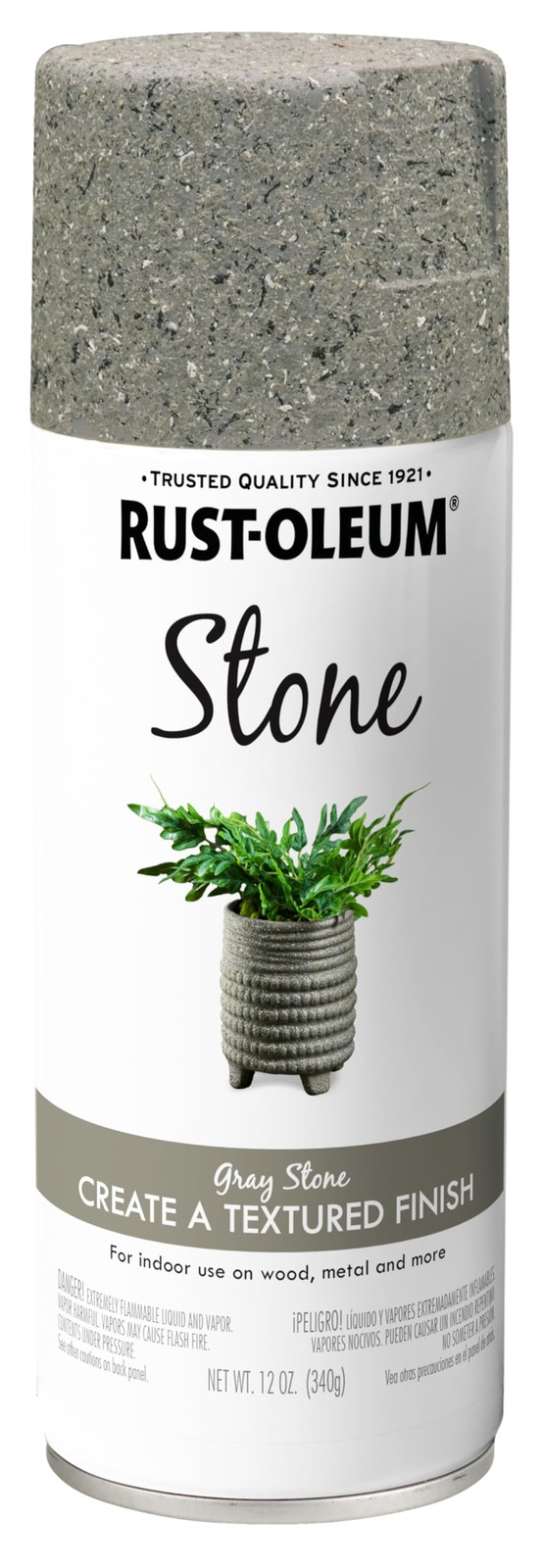 Rust-Oleum 7992830 Stone Creations Spray 12 Ounce (Pack of 1), Gray