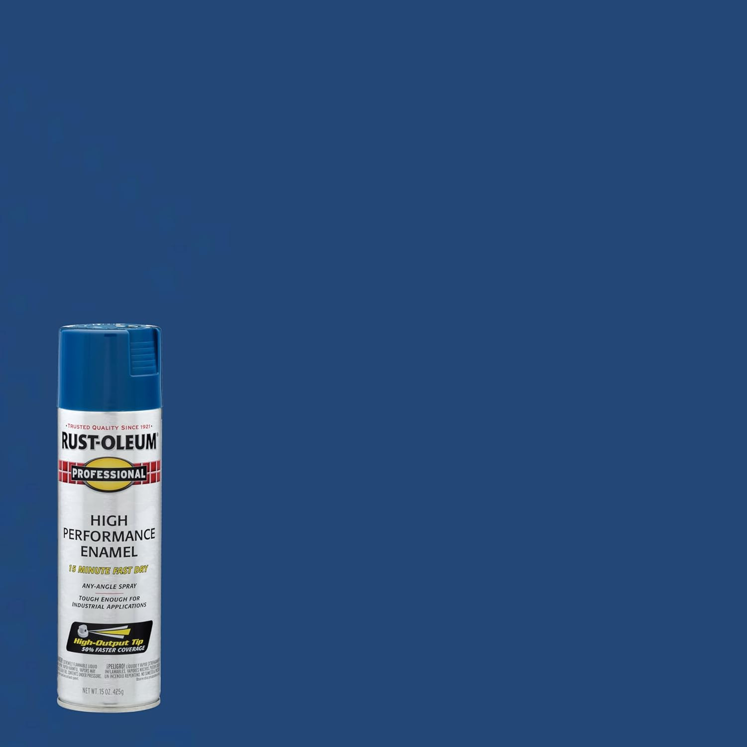 7527838 Professional High Performance Enamel Spray Paint, 15 Oz, Gloss Royal Blu