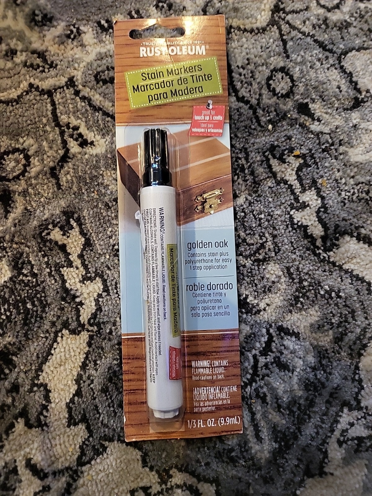 Rust-OLEUM Stain Marker Touch Up Marker GOLDEN OAK. #272909 NEW Wood Finish