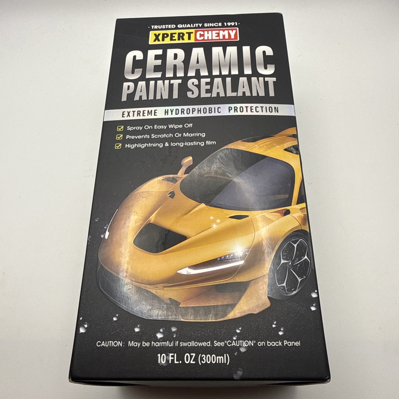 XPERTCHEMY-Ceramic Paint Sealant-Spray-On Kit – 10 FL OZ – NEW IN BOX