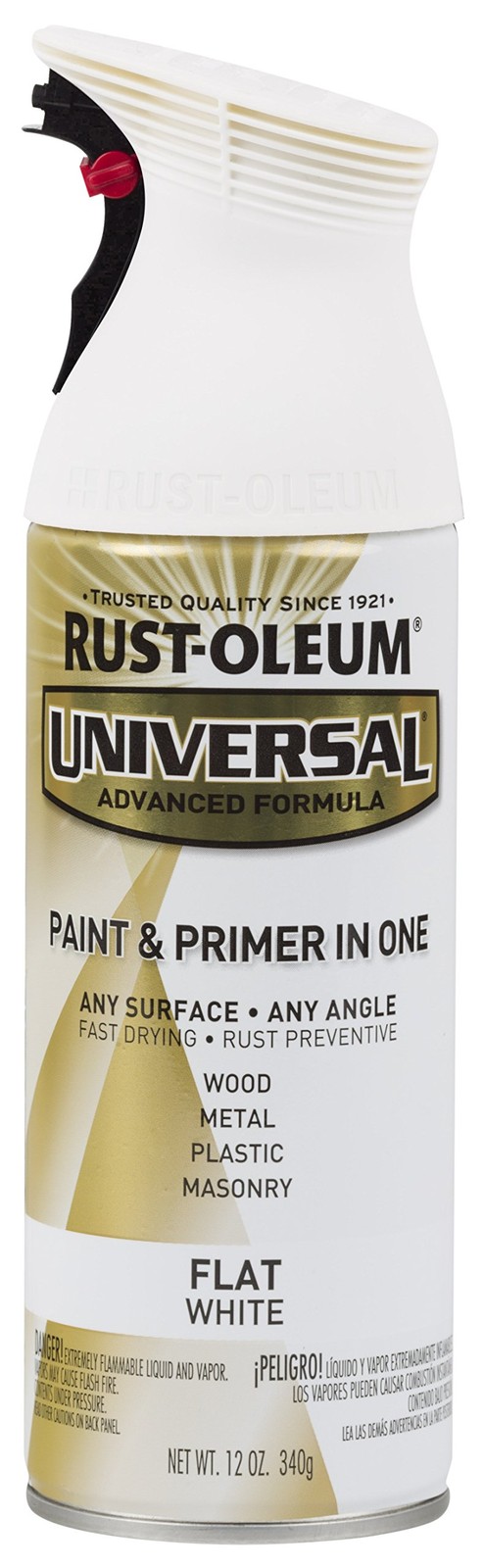 Rust Oleum Universal Spray Paint 12 Ounce All Surface Fast Drying Flat Finish