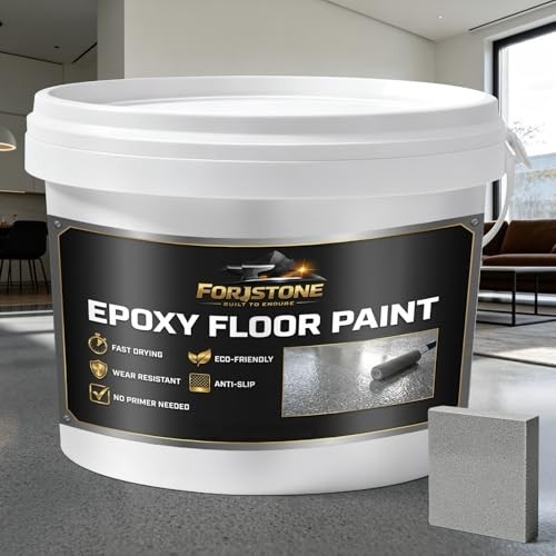 Epoxy Colored Sand Floor Paint Self-Leveling Concrete Kit 5 kg