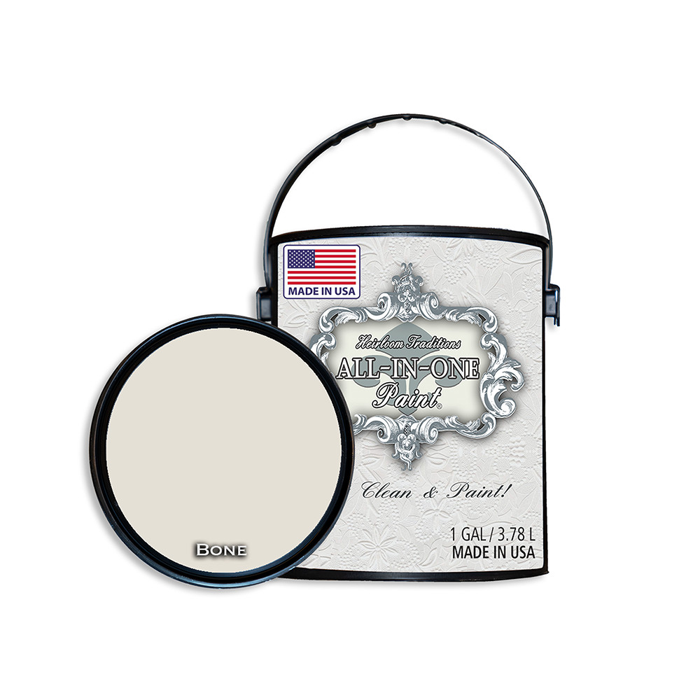 ALL-IN-ONE Paint by Heirloom Traditions – Bone (Off White) – 128 Fl Oz