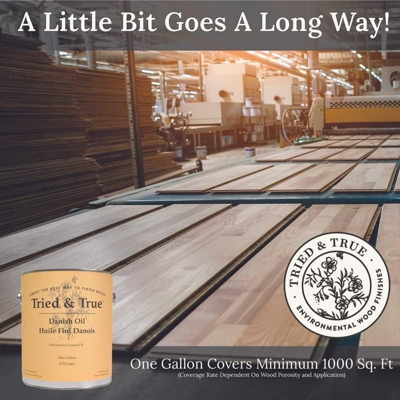 Dark Walnut Stain & Finish, Pint – Linseed Oil for Furniture & Home Projects