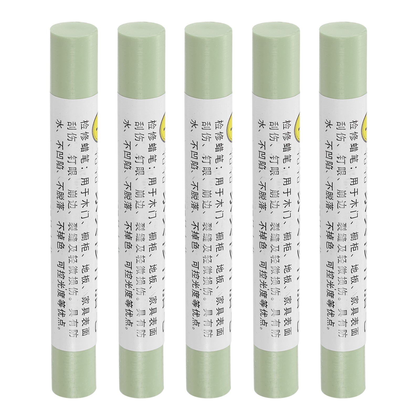 5Pcs Furniture Repair Crayons Wax Filler Stick Pen Marker Oil Blend Green